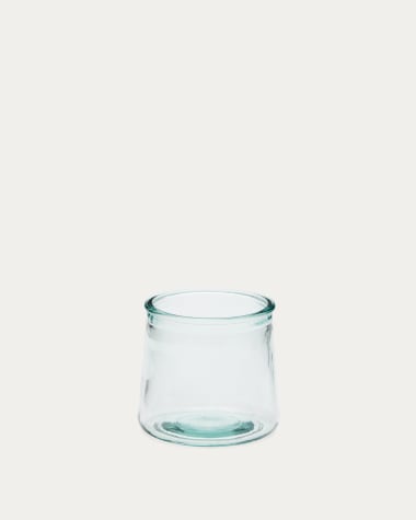 Bicchiere Izai in vetro riciclato trasparente