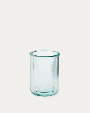 Bicchiere Milma in vetro riciclato trasparente