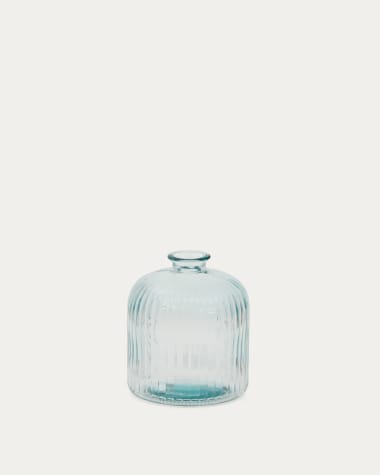 Marba Flasche klein aus transparentem Recyclingglas