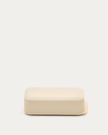 Faraday-Box für Mobiltelefone in Kollaboration mit Stolp® x KonMari sandfarben