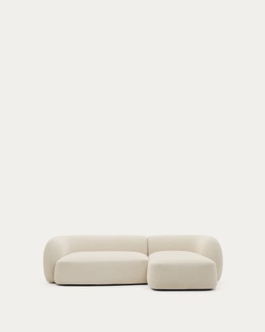 Martina modulares Sofa 3-Sitzer mit Chaiselongue rechts Farbe Ecru 287 cm