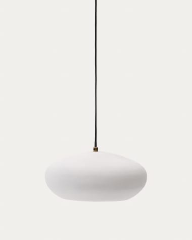 Inda metal ceiling lamp in a white finish, Ø 30 cm