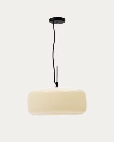 Lampada a soffitto Reig di vetro grigio chiaro Ø 38 cm