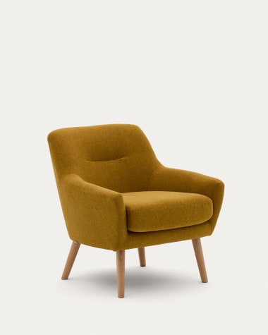 Fauteuil Candela moutarde