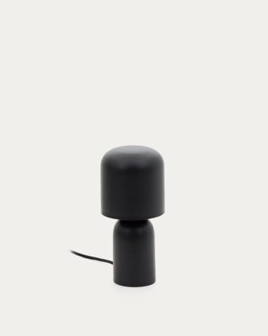 Monze table lamp in black painted metal