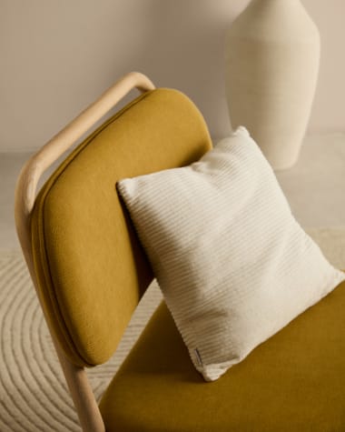 Minec beige, 100% cotton cushion cover, 45 x 45 cm