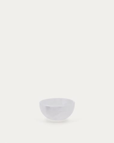 Eval white alabaster bowl