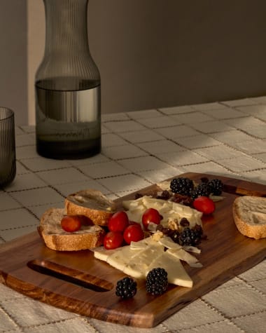 Zeun small serving board made of acacia wood FSC 100%