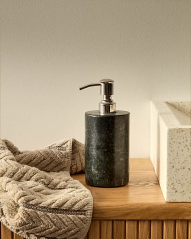 Elenei green marble soap dispenser