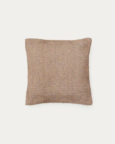 Housse de coussin Eriam 100% PET beige 50 x 50 cm