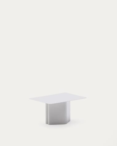 Arvin grijze ijzeren salontafel 70 x 52 cm