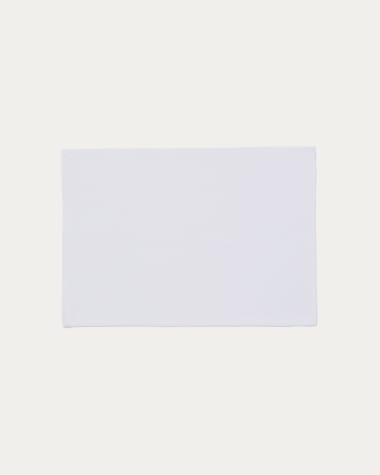 Tappetino da bagno Erona 100% cotone riciclato bianco 50 x 70 cm