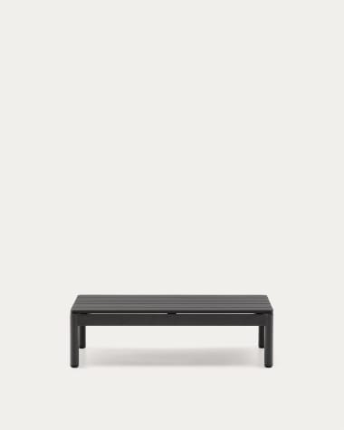 Table basse Sorells en aluminium gris 52,4 x 91 cm