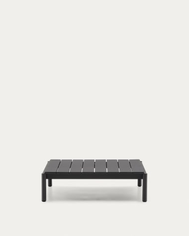 Table basse Sorells en aluminium gris 89 x 91 cm