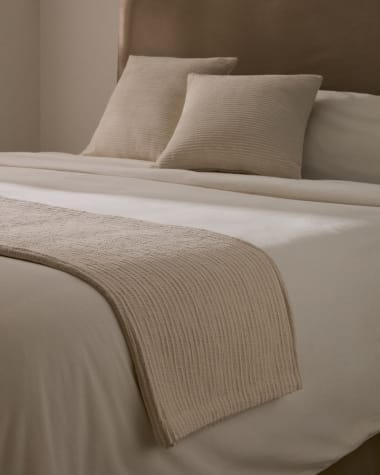 Bedar 100% cotton beige quilt for 160/180 cm bed