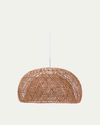 Isora rattan ceiling lamp shade with natural finish Ø60cm