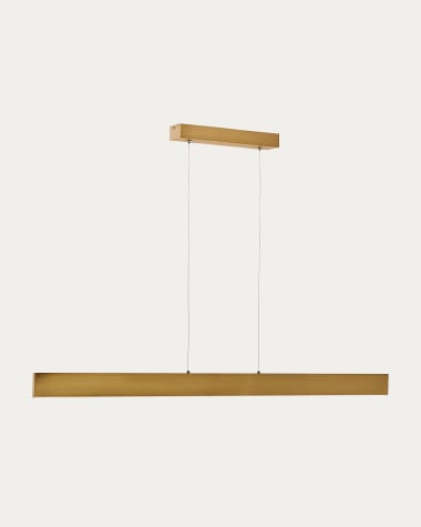 Boadella aluminium ceiling lamp with gold painted finish