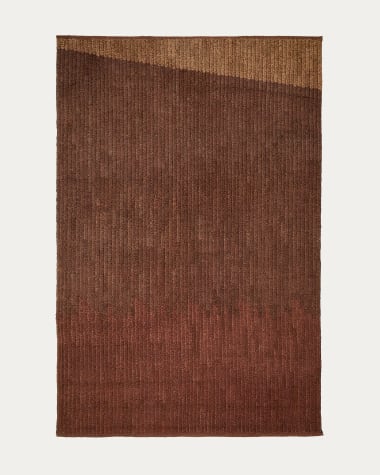 Juteteppich Mandi terracottafarben 200 x 300 cm