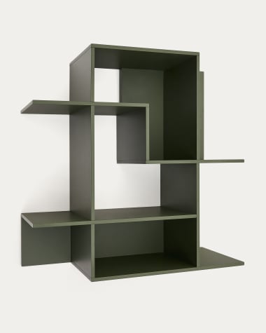Modularregal Ina aus grün lackiertem MDF 80 x 80 cm FSC 100%