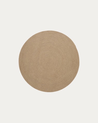 Teppich Despas aus synthetischen Fasern beige Ø150 cm