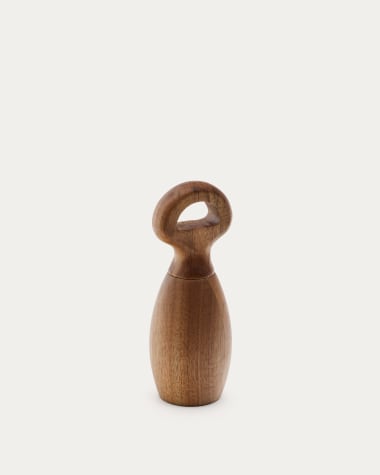 Moulin à poivre et à sel Nukha en bois d'acacia FSC 100 % 17 cm