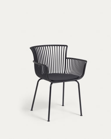 Silla de exterior Surpika negro