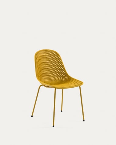 Silla exterior Quinby amarillo