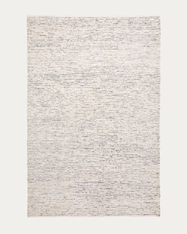 Teppich Nairi aus geflochtener, mehrfarbiger Jute 160 x 230 cm