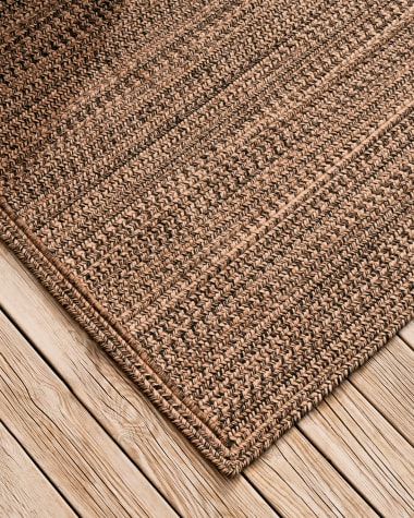 Rug Barien 100% PET dark orange 200 x 300 cm