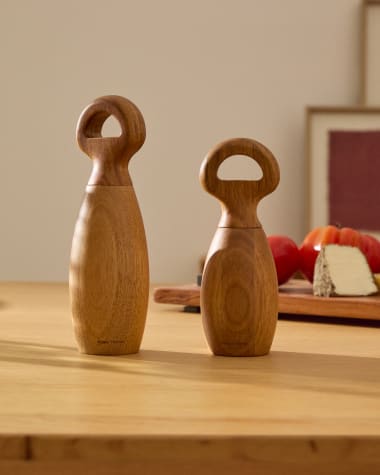 Nukha salt and pepper mill made of FSC 100% acacia wood 17 cm