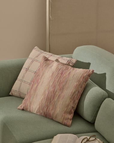 Merure multicoloured jacquard cushion cover 45 x 45cm