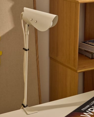 Jula desk lamp with clamp in grey metal