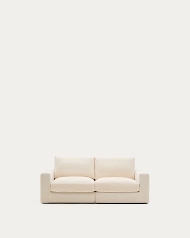 Sofà modular desenfundable Alea 3 places xenilla cru 220 cm