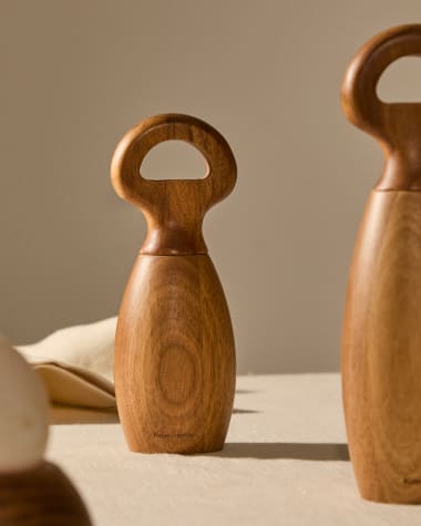 Nukha salt and pepper mill made of FSC 100% acacia wood 17 cm