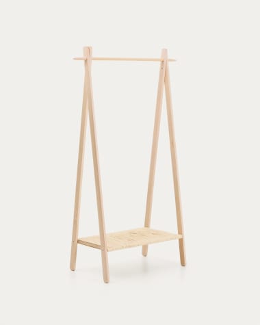 Appendiabiti Natane in legno di betulla e rattan 95 x 152 cm