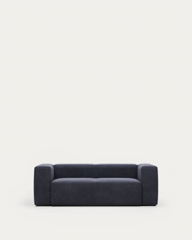 Blok 2 seater sofa in blue, 210 cm FR