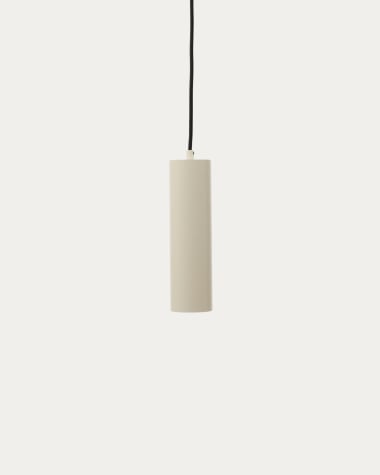 Suspension Andia en aluminium avec finition peinte beige