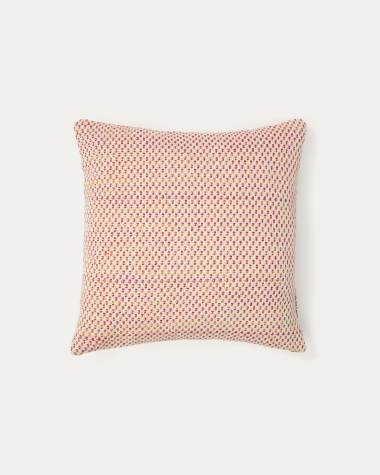 Milianne multicoloured jacquard cotton cushion cover, 50 x 50 cm