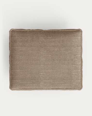 Blok cushion thick taupe corduroy 50 x 60 cm