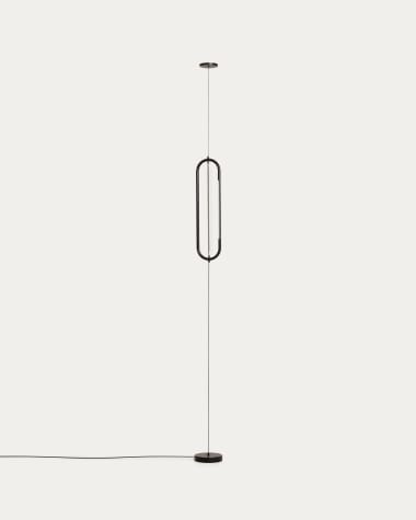 Bow black aluminium ceiling lamp Ø 16 cm