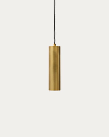 Andia aluminium ceiling lamp with gold painted finish