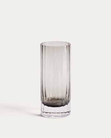 Clarien grey glass cup, 30 cl