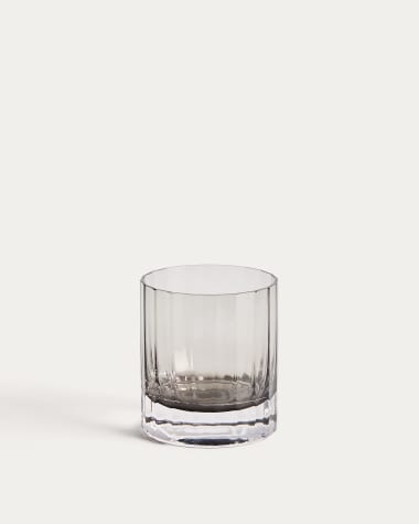 Clarien grey glass cup, 30 cl