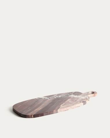 Meran burgundy marble serving board 47 x 20cm