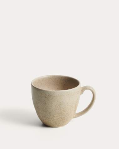 Tasse Sarel aus Keramik in Beige