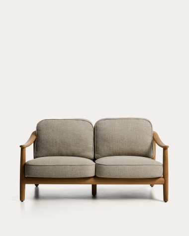 Divano 2 posti da esterno Elunda in teak massiccio FSC 100% 149 cm