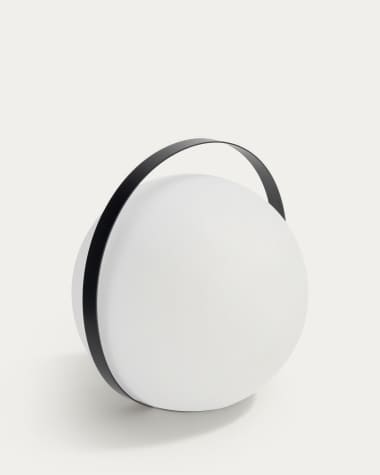 Dinesh table lamp with black steel flex