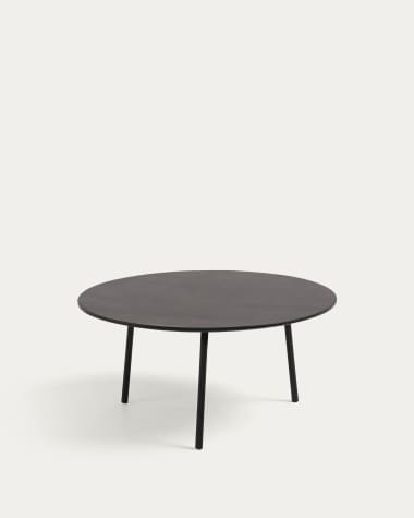 Mathis cement fibre with steel legs with black finish Ø 70 cm
