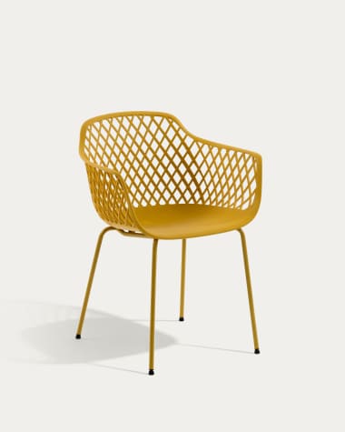 Quinn outdoor chair in yellow
