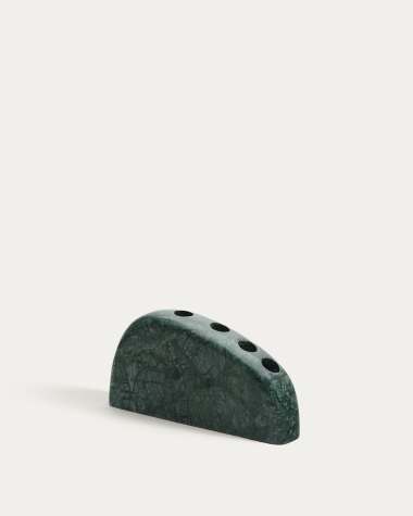 Signe grote kandelaar van groen marmer 10 cm